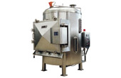 Vacuum frying centrifugal de-oiling machine